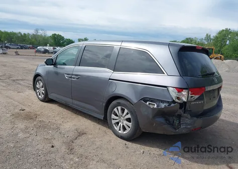 2014 Honda Odyssey Ex z USA, uszkodzony, nr VIN 5FNRL5H44EB057443